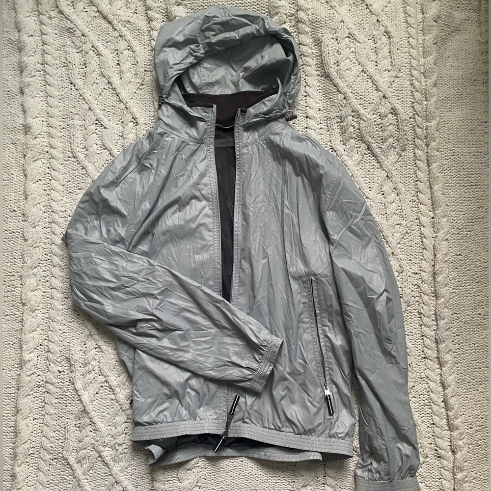 Theory Light Grey Windbreaker - image 1